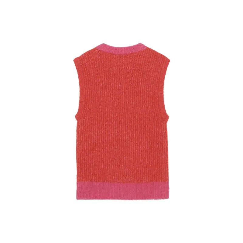 GANNI Embellished Wool blend Vest-1