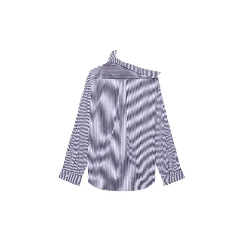 Balenciaga Shirt Women's Dark Blue-1