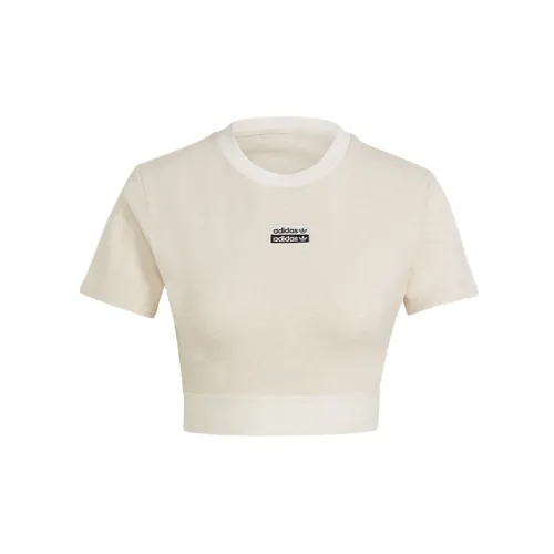 Adidas Originals R.Y.V. Crop Tops Women's Jade White