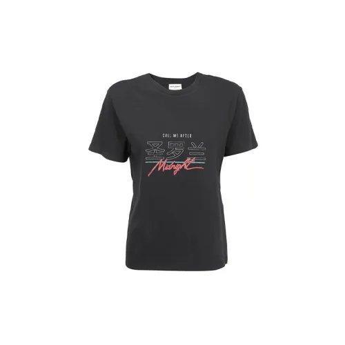 SAINT LAURENT T-Shirts Women's Black