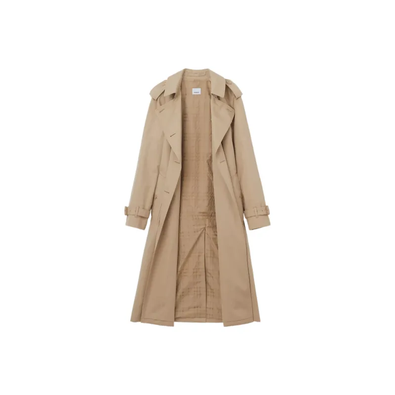 Burberry Trench Coats Women's Camel-1