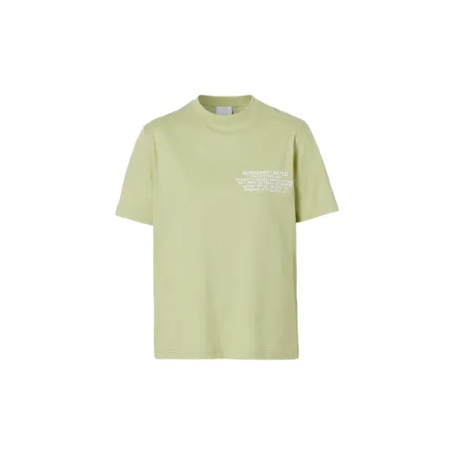 Burberry T-Shirts Women's Mist Green