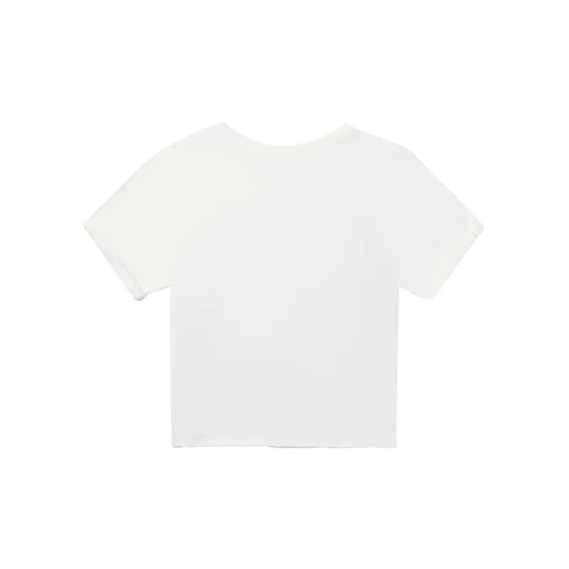 Vans Biały Oversize T-Shirts Women's White-1