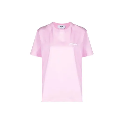 MSGM T-Shirts Women's Pink