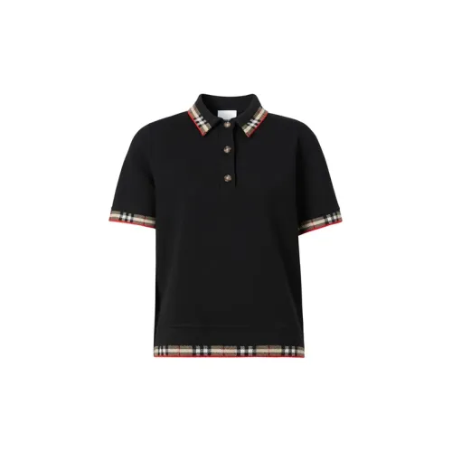 Burberry Polo Shirts Women's Black