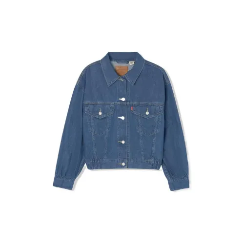 Levis Denim Jackets Women's Blue