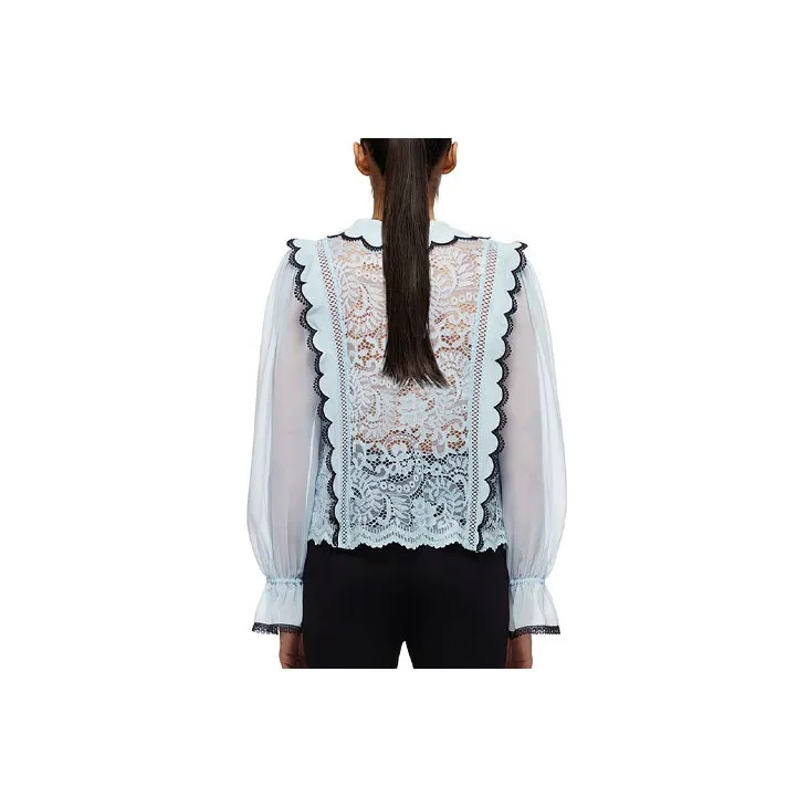 Self portrait Shirt Women's Blue-1