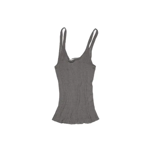 Acne Studios Camisoles Women's Charcoal Gray