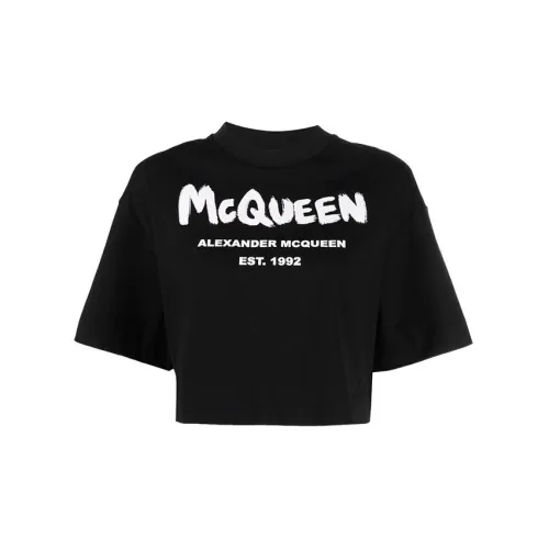 Alexander McQueen Crop Tops Women's Black
