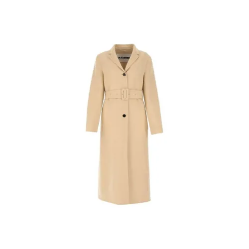 JIL SANDER Velvet Jackets Women's Beige