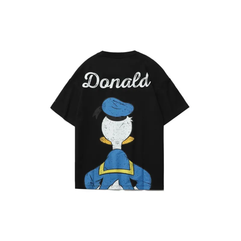 LiNing x Disney Disney Drop Shoulder Sleeve T Shirt Women's Black-1