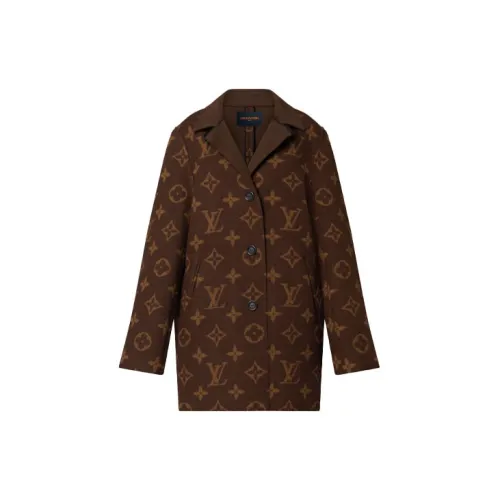 LOUIS VUITTON New Quarterly Products Of LV Velvet Jackets Women's Brown