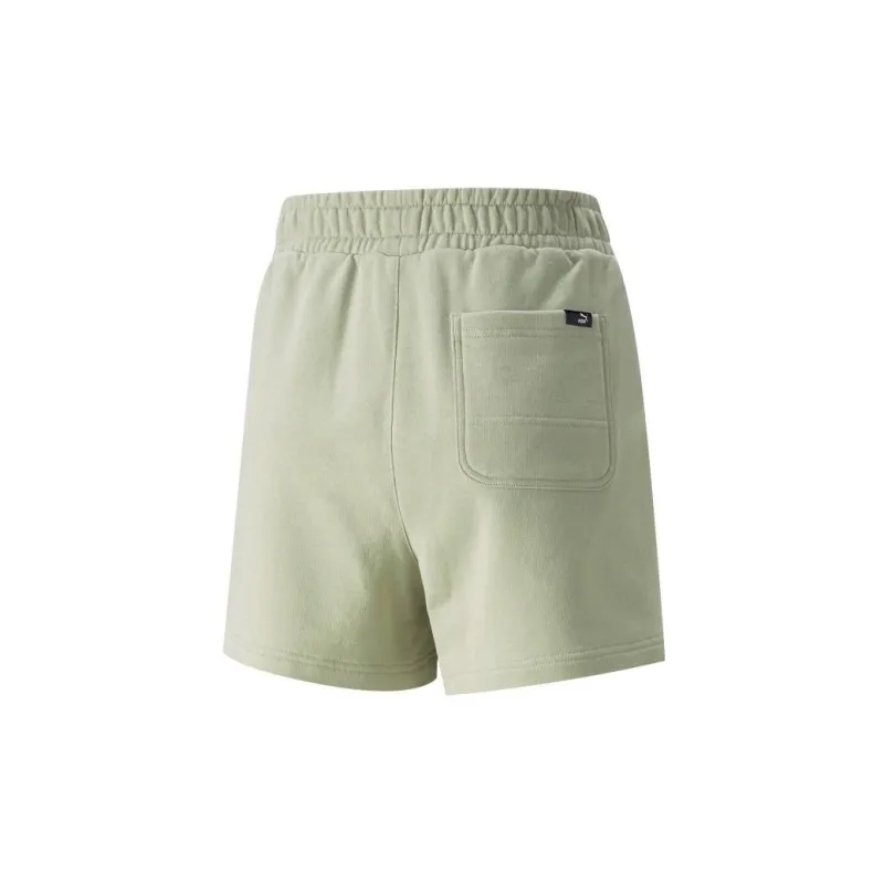 PUMA Downtown Casual Shorts Women's Moss Green-1