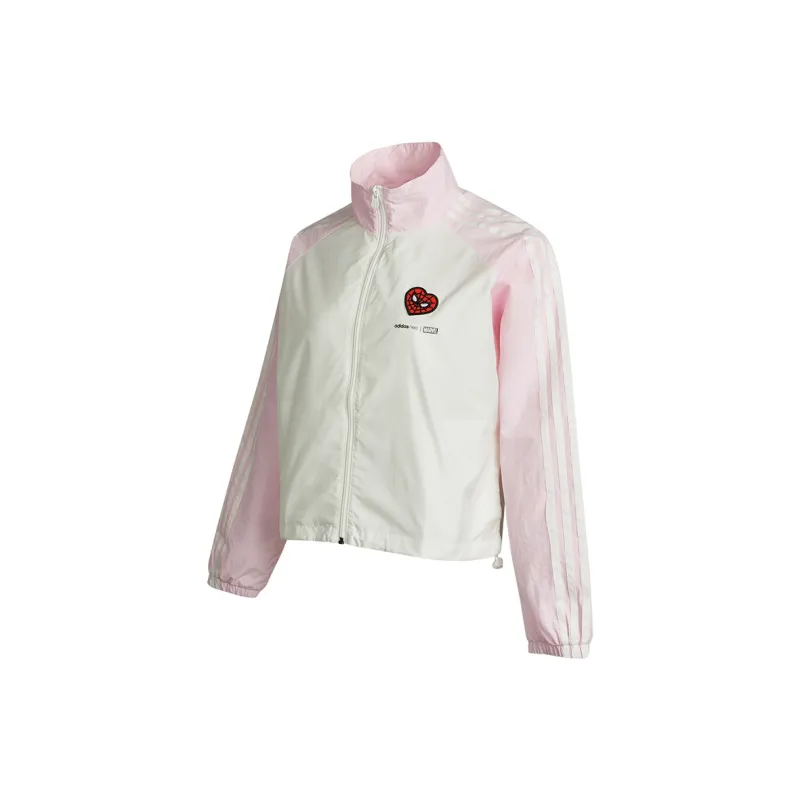 Adidas Neo Jacket Women's White Pink Multicolor-2