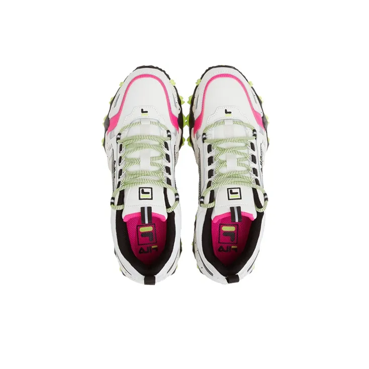 FILA Oakmont Cushioning Anti-Slip And Wear-Resistant Low-Top Casual Shoes Women's White-3