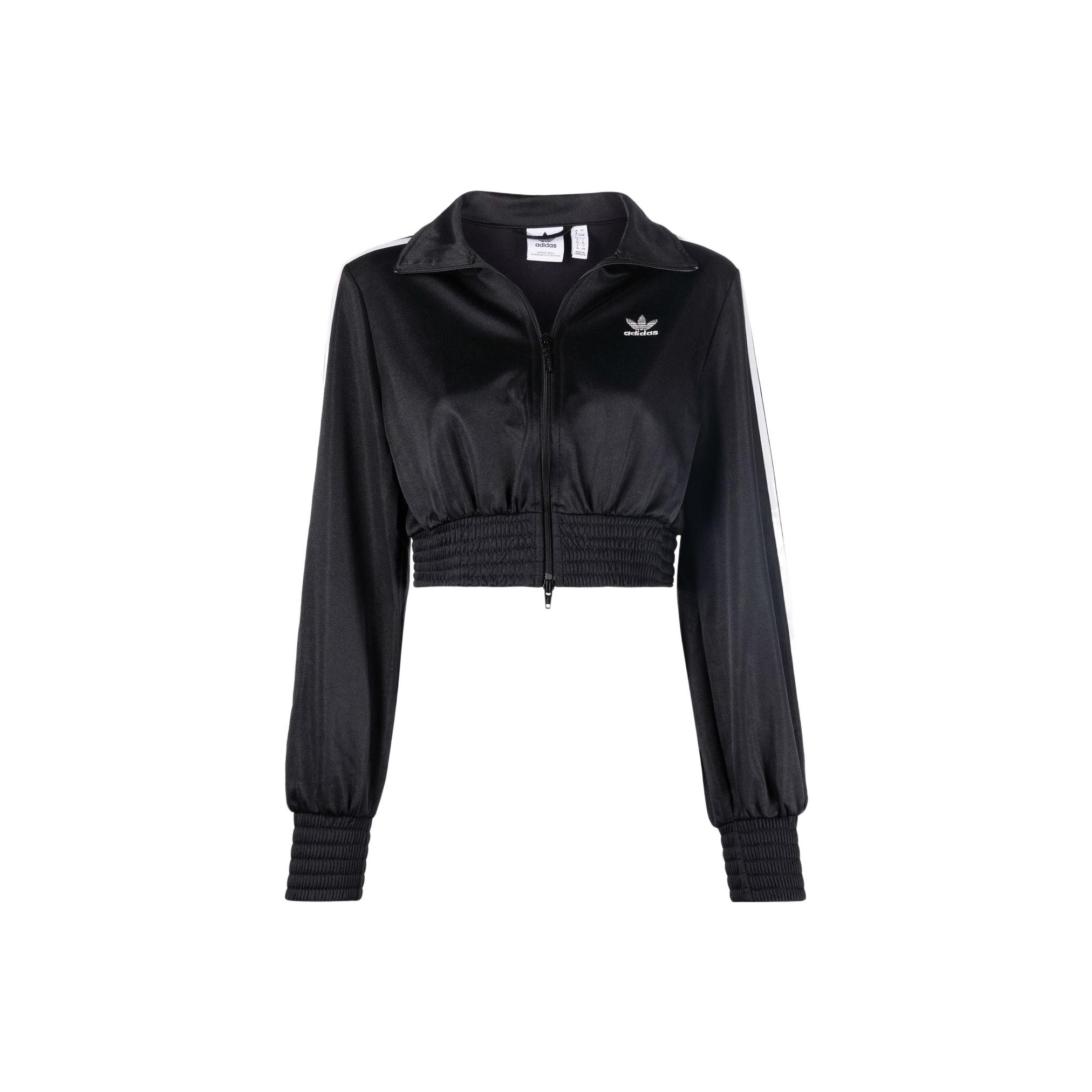 Adidas Originals Cropped Coat Women s Black POIZON