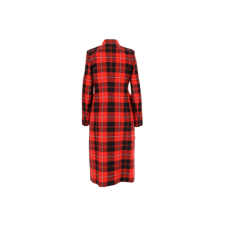 Balenciaga Hourglass Coats Women's Red-1