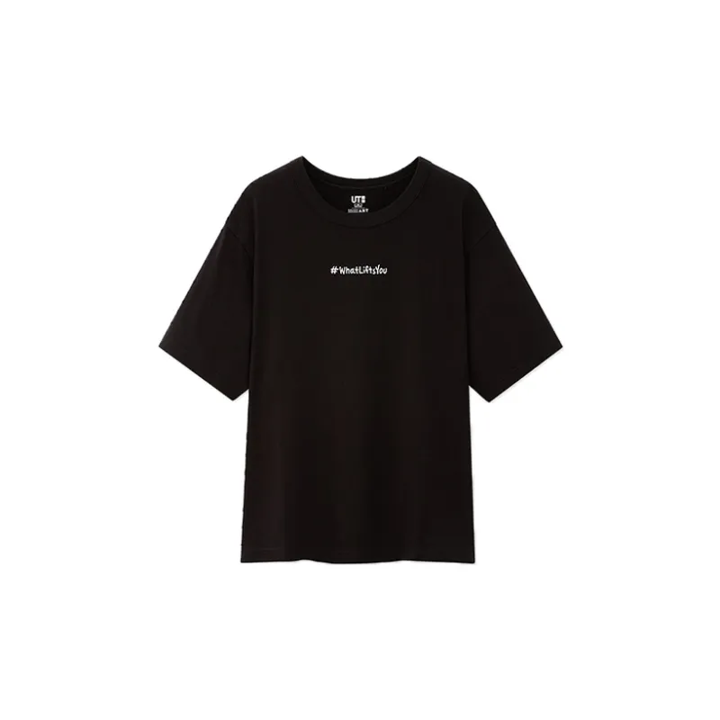 UNIQLO Straight T Shirt Women's Black-1
