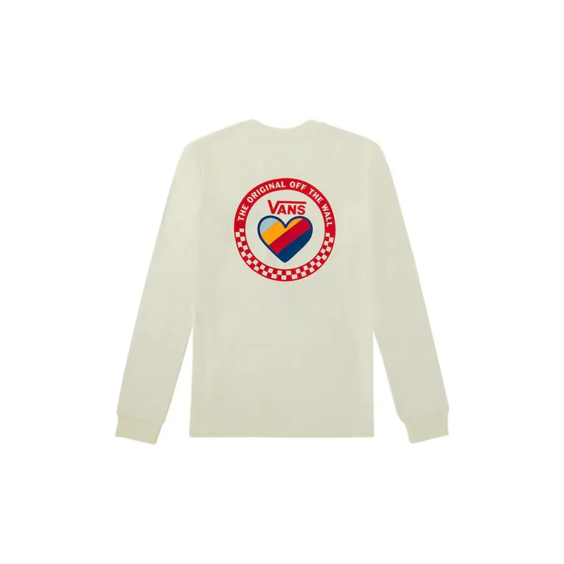 Vans Drop Shoulder Sleeve T Shirt Women's White-1