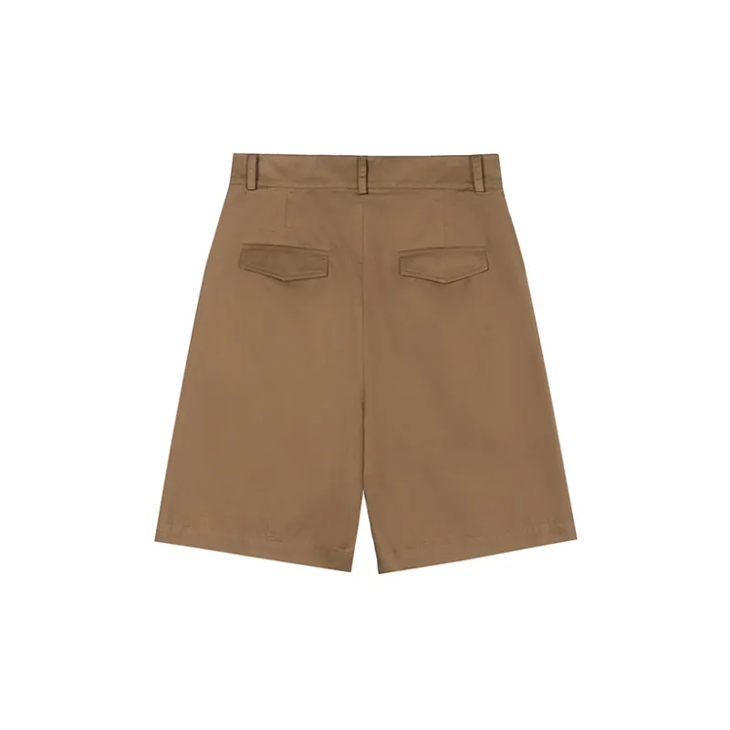 Saotome Casual Shorts Unisex Brown-1