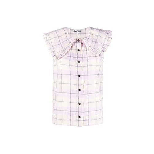 GANNI Shirts Women's Purple