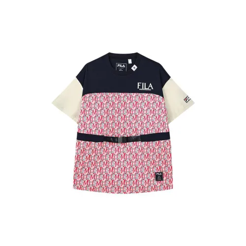 Mihara Yasuhiro X FILA MIHARA YASUHIRO Collaboration Collection T-Shirts Women's Arabic Pink