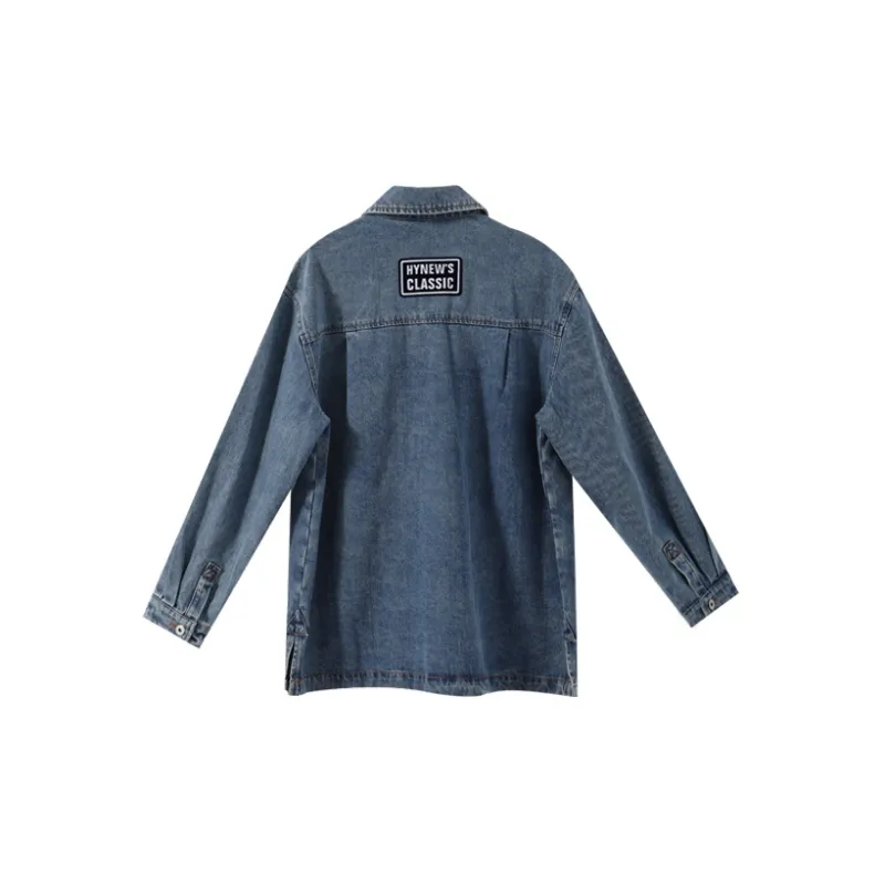 YUMOMO STAR Loose Fit Denim Jacket Women's-1