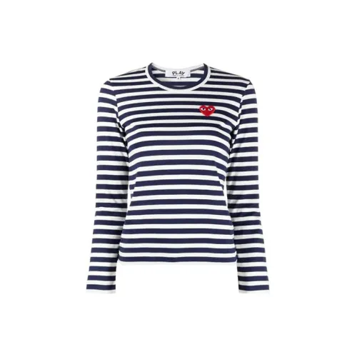 CDG Play T-Shirts Women's Blue