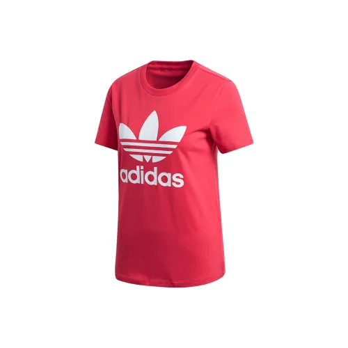 Adidas Originals Trefoil T-Shirts Women's Energy Powder