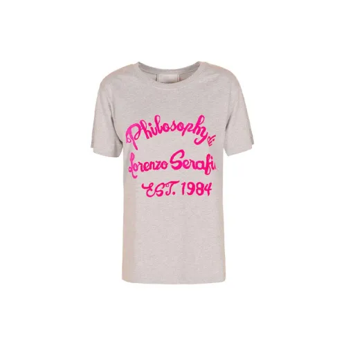 PHILOSOPHY DI LORENZO SERAFINI T-Shirts Women's Gray