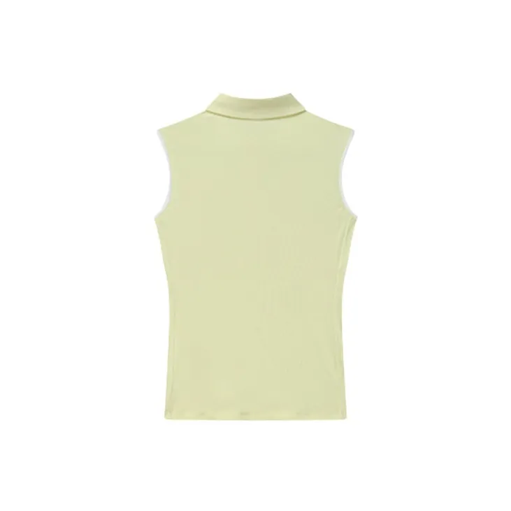 FILA Athletics Polo Shirt Women's Soft Yellow-1