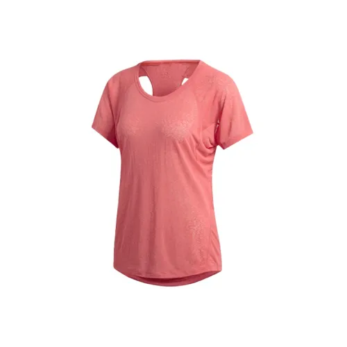 Adidas T-Shirts Women's Rose Red