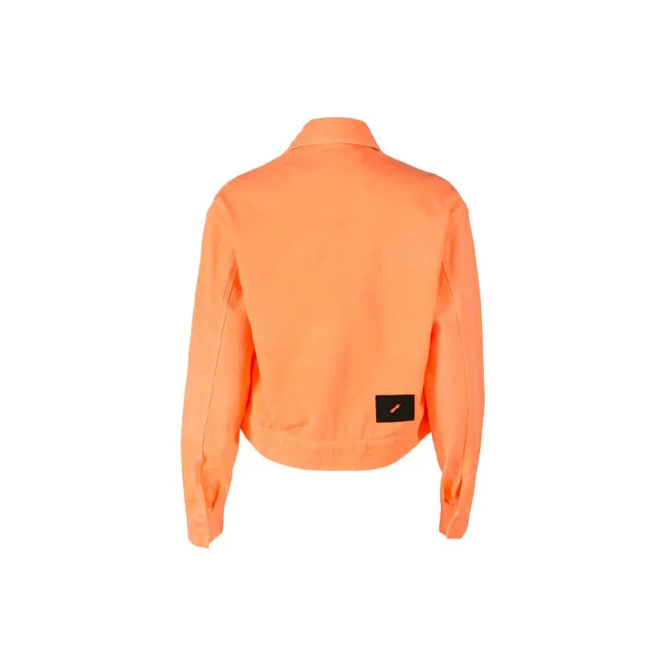 WE11DONE Denim Jackets Women's Orange-1