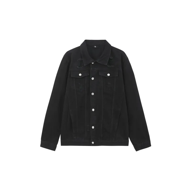 EOEI Loose Fit Denim Jacket Women's-3