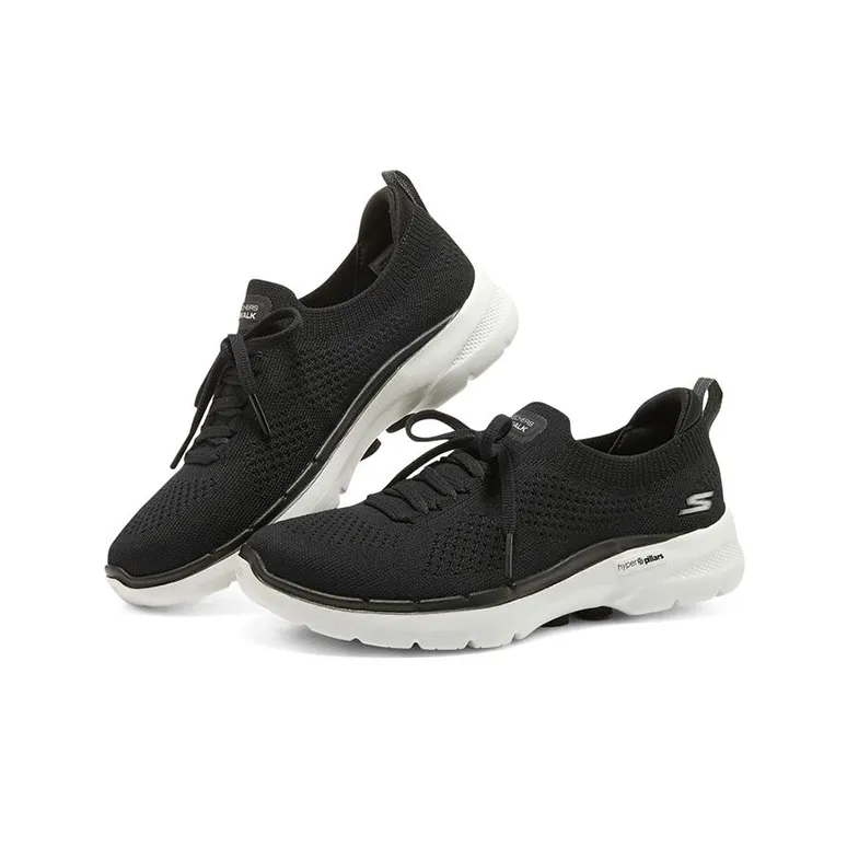 Skechers Go Walk 6 'Black White' Women's-2