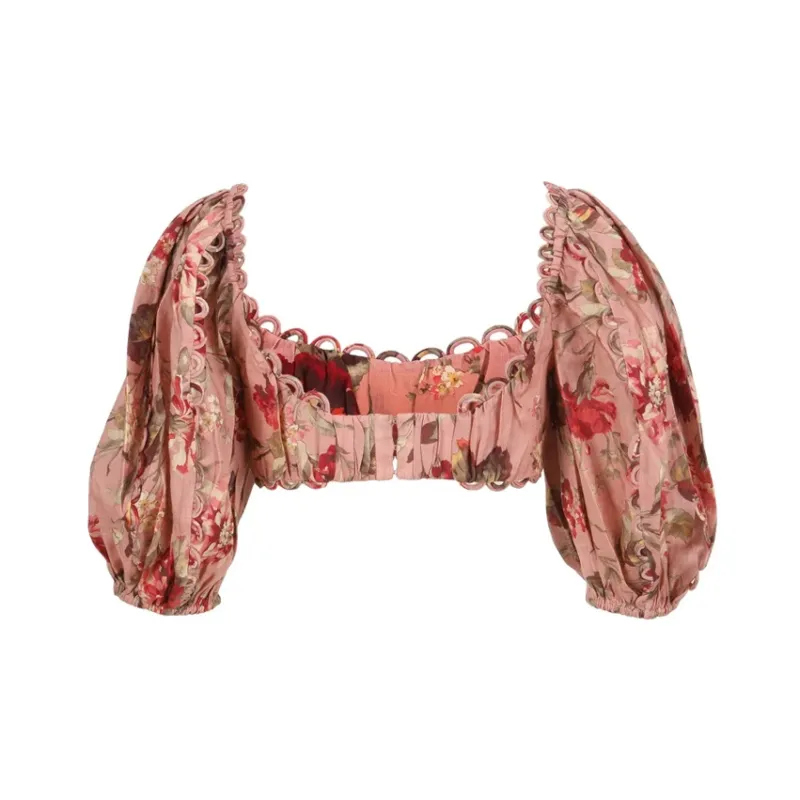 Zimmermann Cassia Scallop Crop Top-1