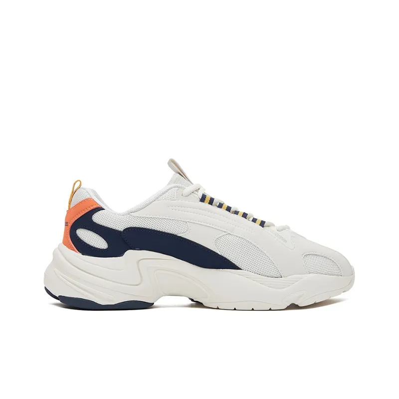 Erke Puffy Shoes 2.0 Low-Top Casual Shoes Men's White Orange Blue-1
