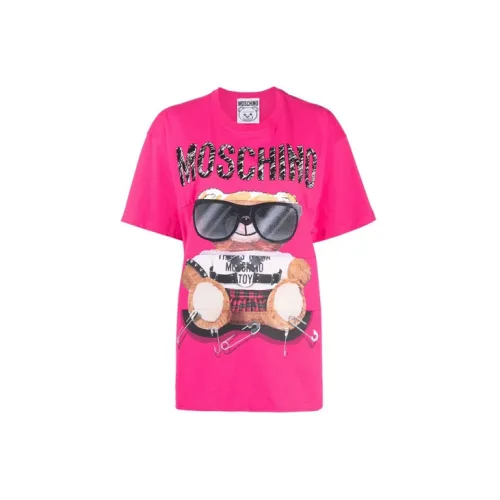 MOSCHINO T-Shirts Women's Rose Red