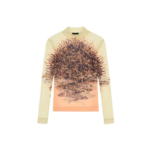 Givenchy T-Shirts Women's Lemon Yellow