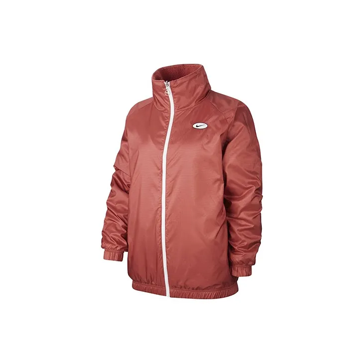 Nike Women'ss Reversible Swoosh Jacket Light Redwood/White-2
