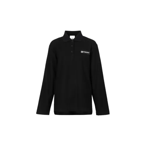 Burberry Polo Shirts Women's Black