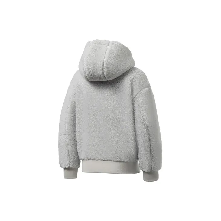 LINING Training Series Velvet Jackets Women's Gray-1