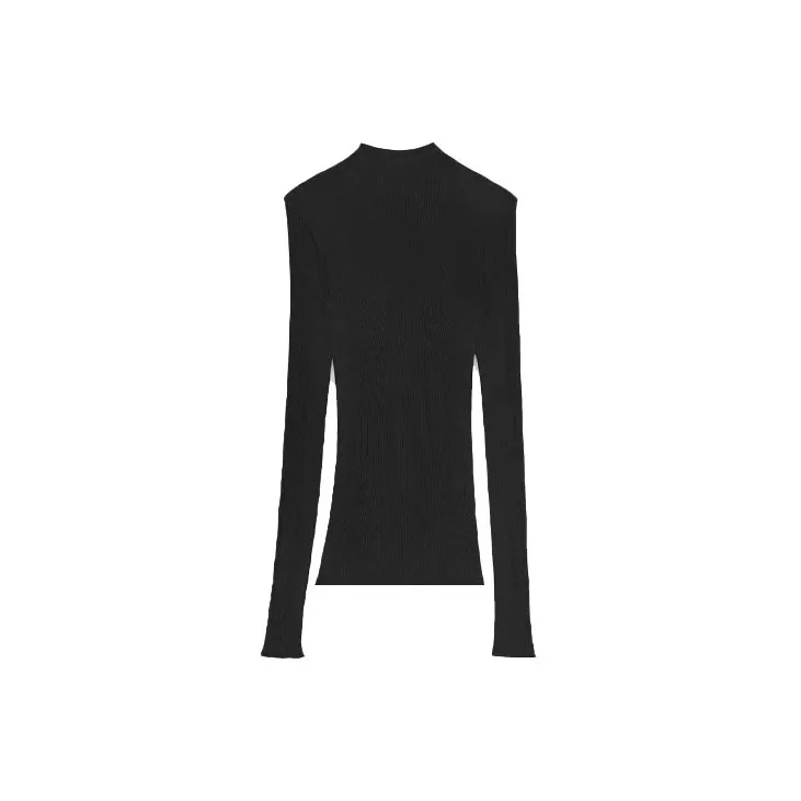 SAINT LAURENT Cassandre Ribbed Jumper-1
