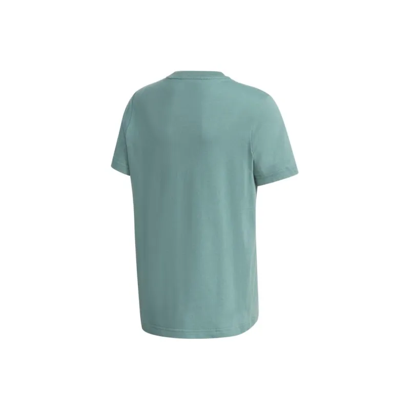 Adidas Essentials T Shirts Kids Emeralds-1