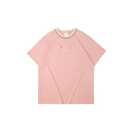 LINING Sports Fashion Collection T-Shirts Women's Dusty Rose Pink