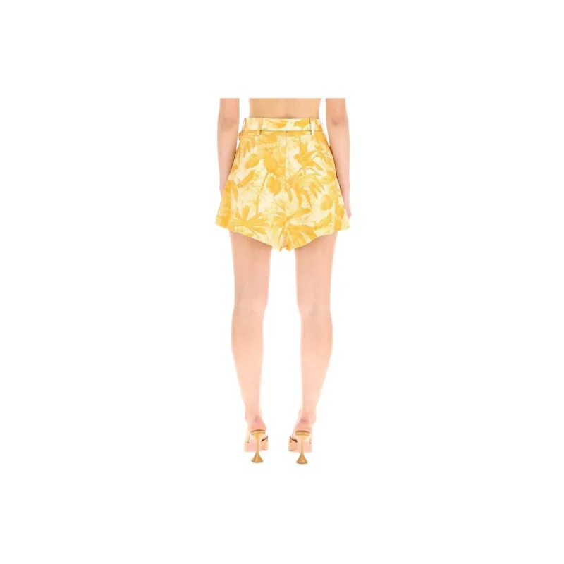 Zimmermann FW21 Casual Shorts Women's Yellow-1