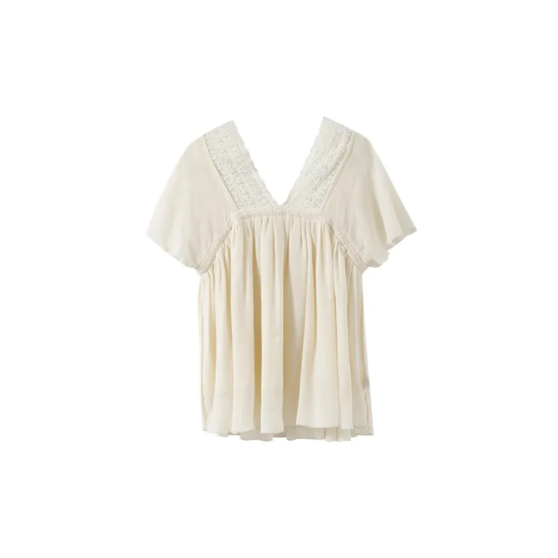 YUMOMO STAR Shirts Women's Cloud Beige-1