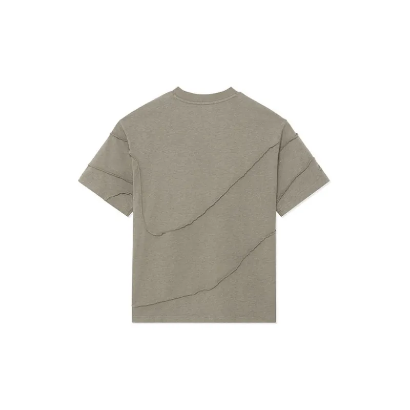 LiNing T Shirt Women's Pomegranate Skin Dyed-1