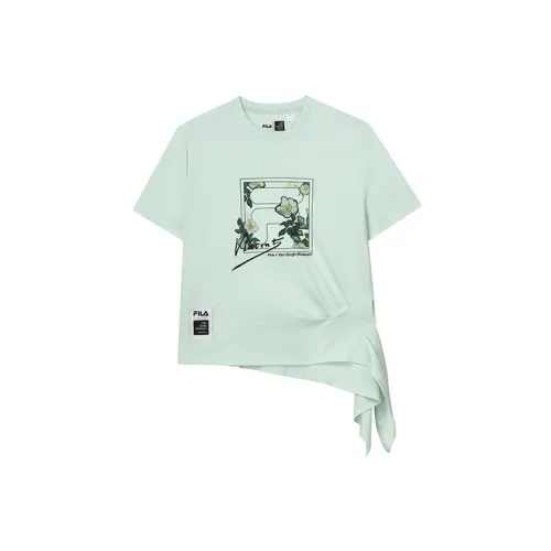 FILA Vincent Van Gogh T-Shirts Women's Cyanthous Green