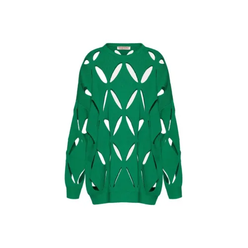 Valentino Cashmere Sweaters Women's Basil Green